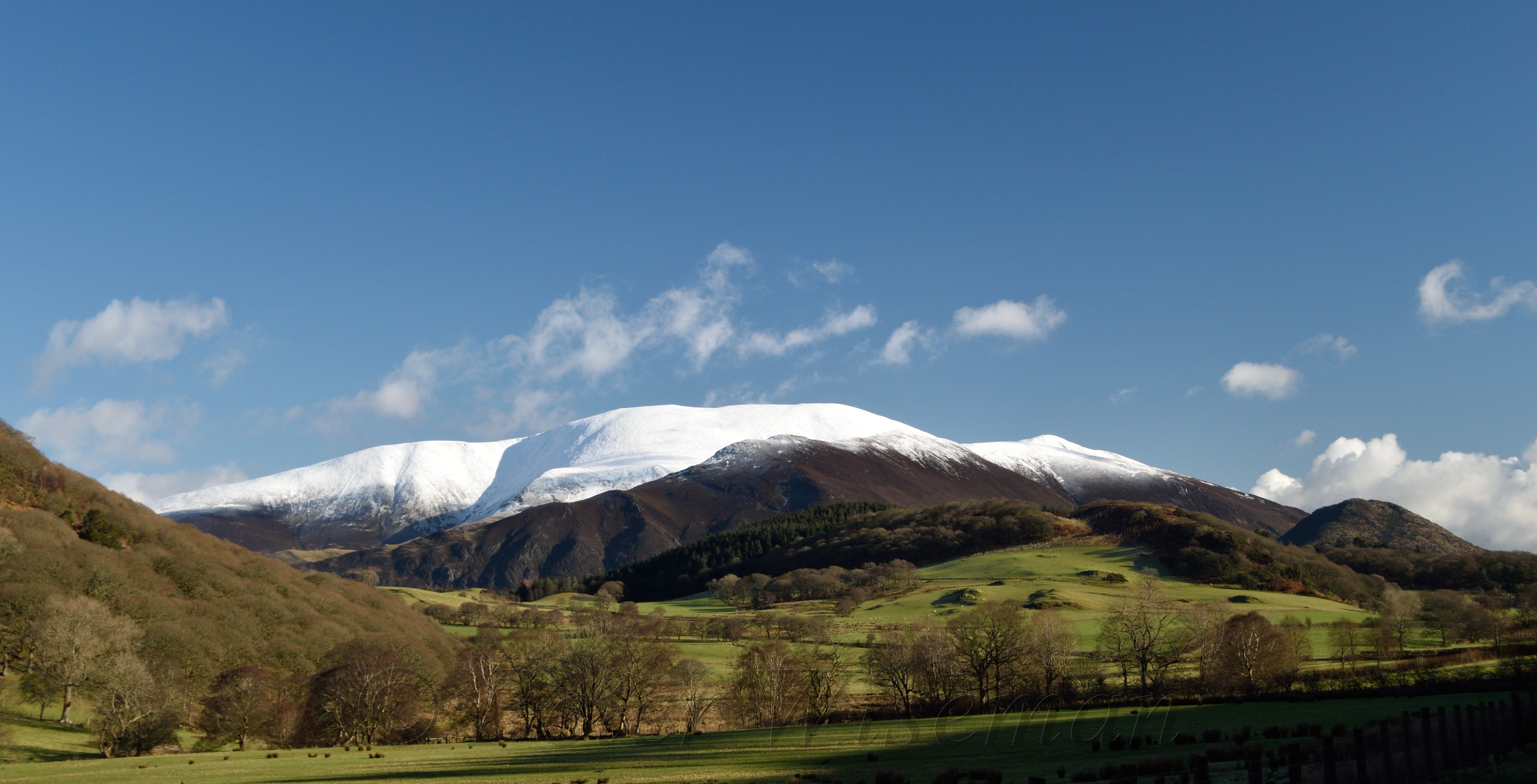 Skiddaw from Wythop Valley