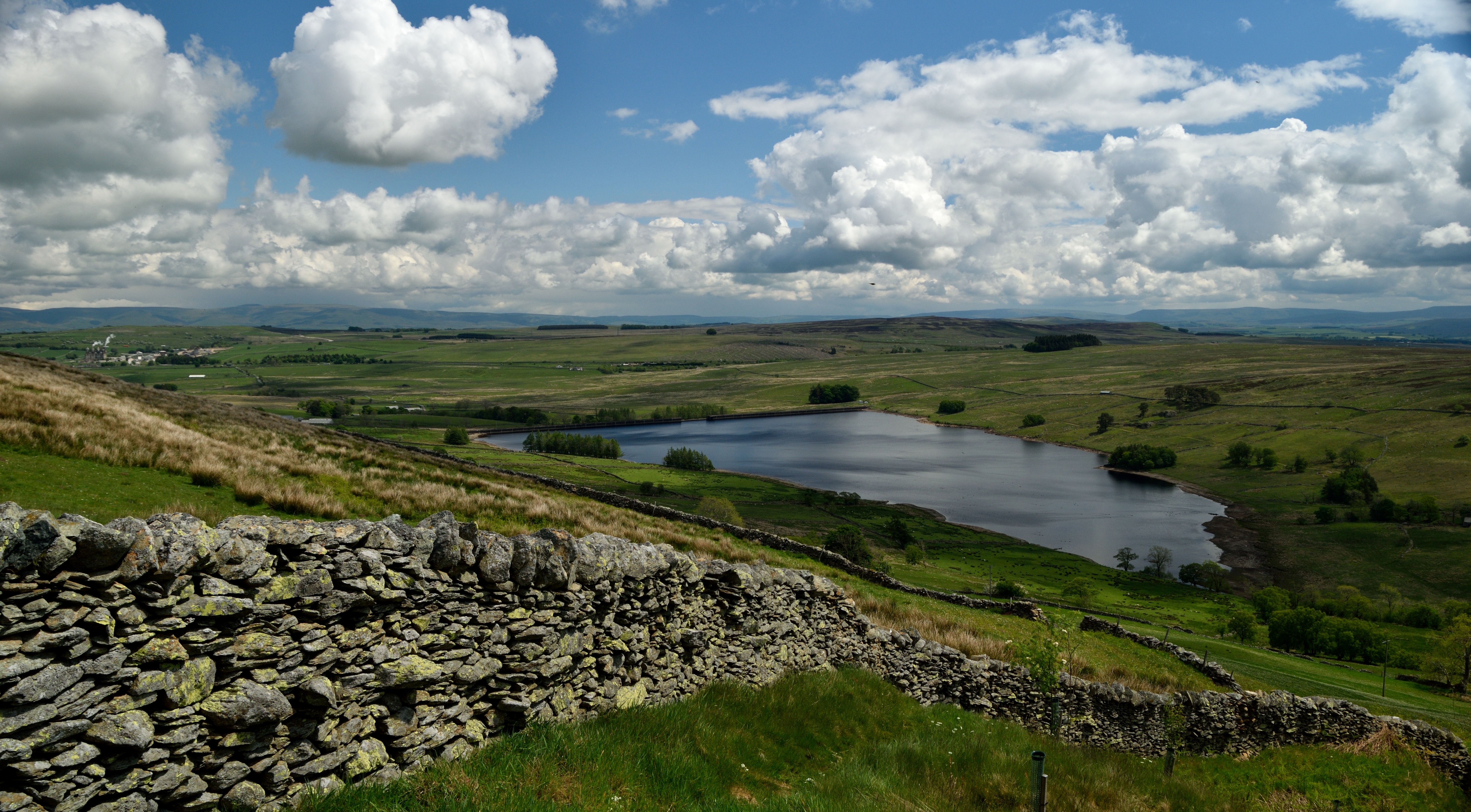 "Wet Sleddale Reservoir" 16.5" x 40" canvas